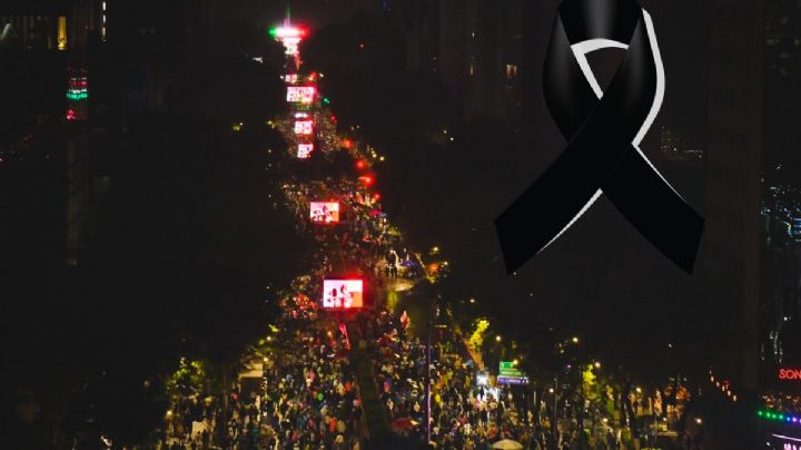 Emilin fue despedida en un funeral privado tras morir en la estampida del Ángel de la Independencia