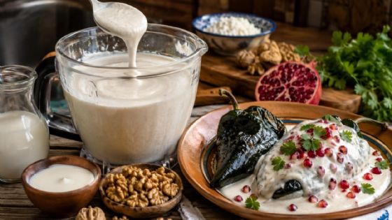El truco para que la nogada de los chiles quede cremosa, rica, barata y no se corte