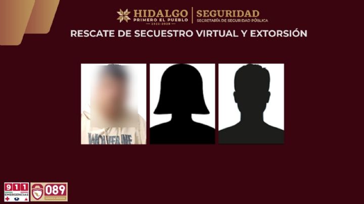 Localizan en Tulancingo a un adulto y dos menores víctimas de secuestro virtual