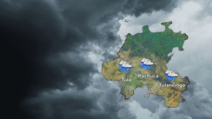 Lluvias en Hidalgo para el último día de este mes de  julio; así el clima