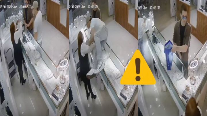 VIDEO: Así fue el asalto armado en la Joyería Praga de Plaza Ánimas en Xalapa
