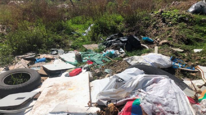 Lagunillas, hermosa zona rural de León, se convirtió en vertedero de basura