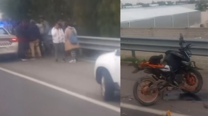 Reportan deceso de motociclista tras accidente en la México-Pachuca