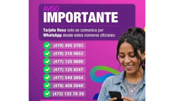 Tarjeta Rosa: Alertan de fraudes telefónicos para 690 mil mujeres