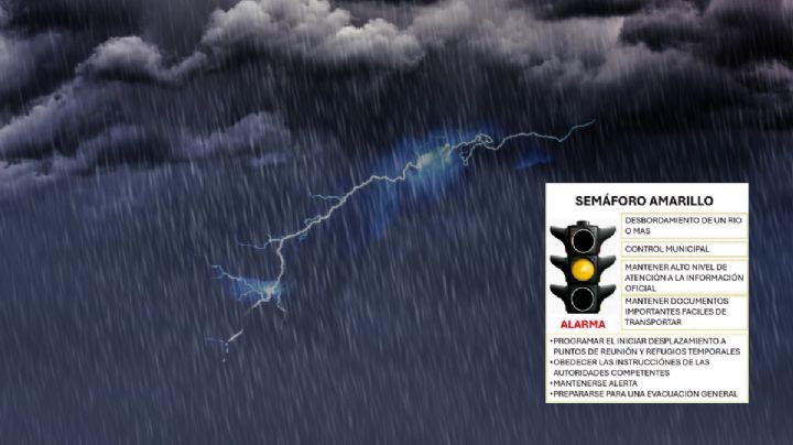 Protección Civil activa alerta por clima en Hidalgo; en estas regiones hay Semáforo Amarillo