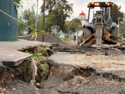 Grieta de 382 metros sin explicación en la GAM; investigan hundimiento en Aragón