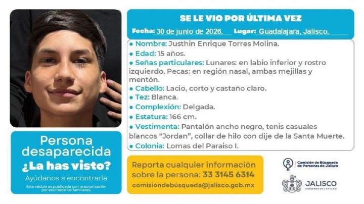 "Vuelvo en 3 meses", Justhin fue reclutado por el narco; está desaparecido tras graduación
