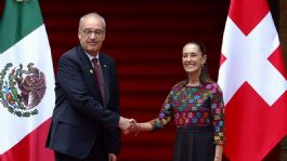 Foto que representa a Sheinbaum y Parmelin pactan reforzar comercio e inversión bilateral