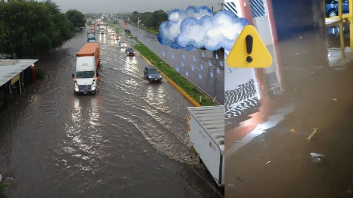Se intensifican lluvias en Veracruz; comienzan inundaciones hoy 8 de julio