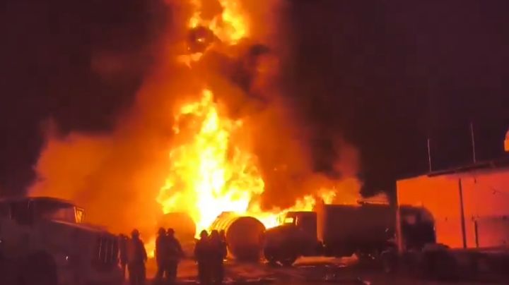 Incendio de pipas provoca emergencia atmosférica en Jalisco