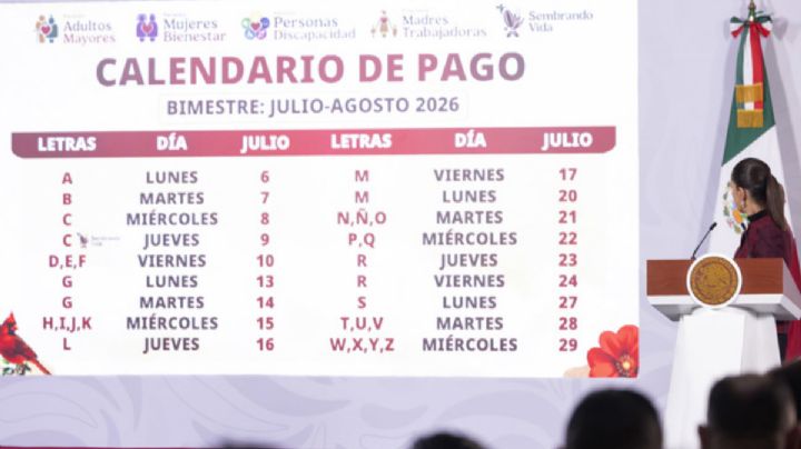 Estas son las fechas de pago en Hidalgo de pensiones del Bienestar