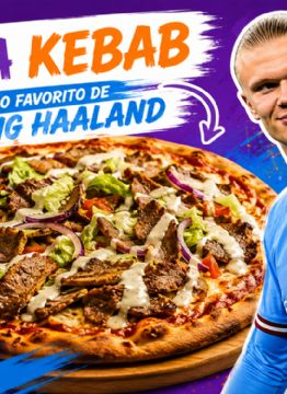 Foto descriptiva de: ¿Cómo preparar una pizza de kebab, el platillo favorito de Haaland?