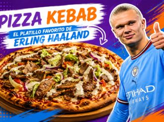 ¿Cómo preparar una pizza de kebab, el platillo favorito de Haaland?