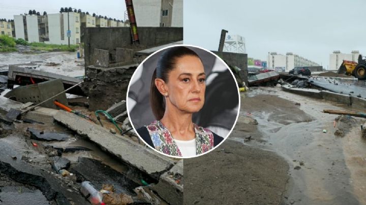 Esto dijo Sheinbaum de las afectaciones en viviendas del Bienestar en Veracruz tras lluvias