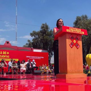 Circe Camacho destaca avances en seguridad, obras y programas sociales en Xochimilco