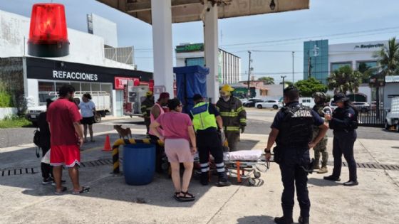Tras sacar flamazo, tanque de gas deja lesionados en Boca del Río