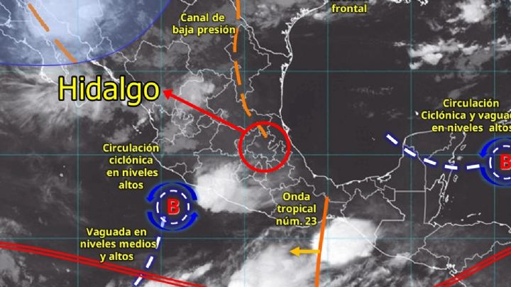 Lluvia y hasta posible tormenta eléctrica para Hidalgo este lunes 3 de agosto