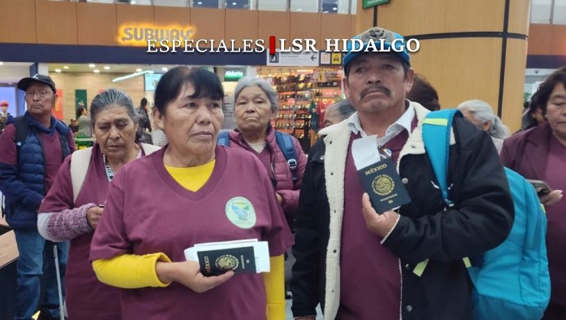 Tras más de 20 años, adultos mayores de Hidalgo viajan a EU para reencontrarse con sus hijos