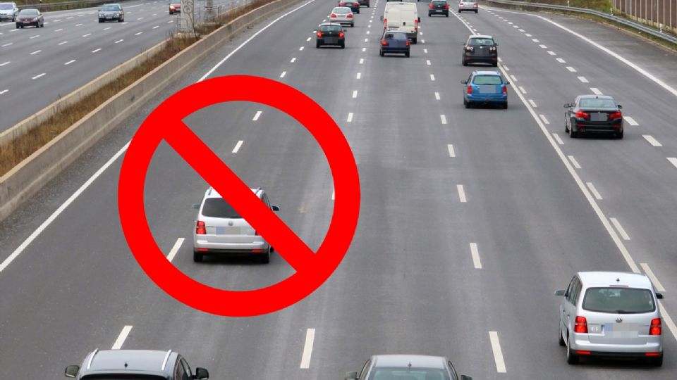 Si el vehículo prohibido circula sobre la México-Pachuca, podría causar un accidenten