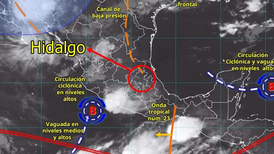La probabilidad de lluvia más alta este lunes será del 55 por ciento