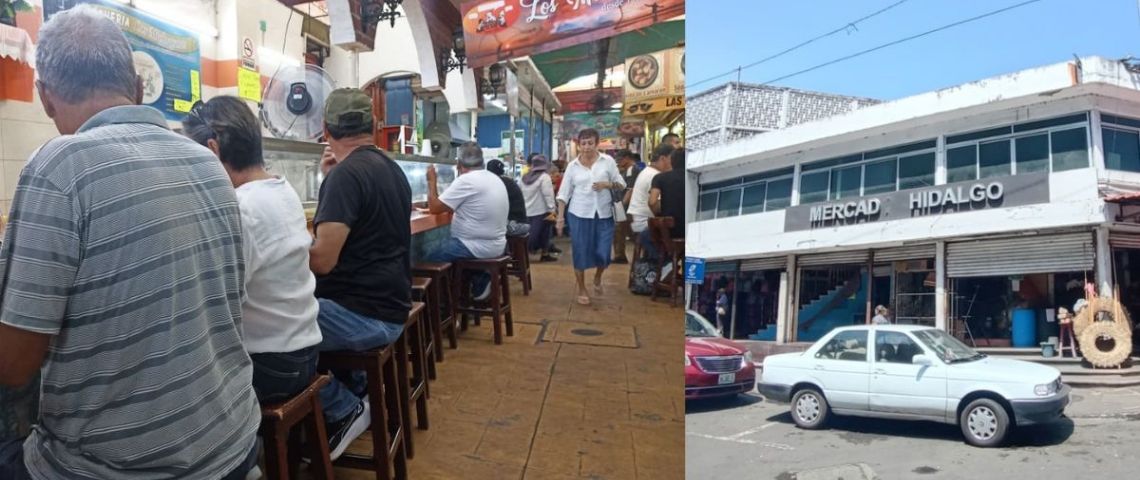 Taquería resiste en el Mercado Hidalgo, el más antiguo de Veracruz con 102 años de historia