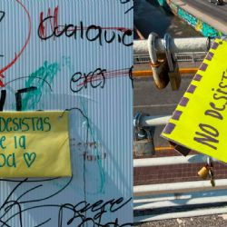 Dejan mensajes y cartas de aliento en el Puente del amor ¿Qué hay detrás?