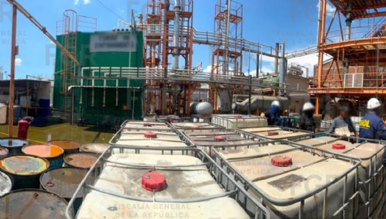 Golpe al huachicol: FGR asegura 456 mil litros de hidrocarburo en Tizayuca en operativo federal