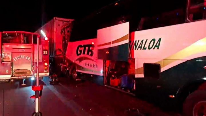Camionazo en Sonora deja un muerto y 39 lesionados en la carretera Obregón-Empalme